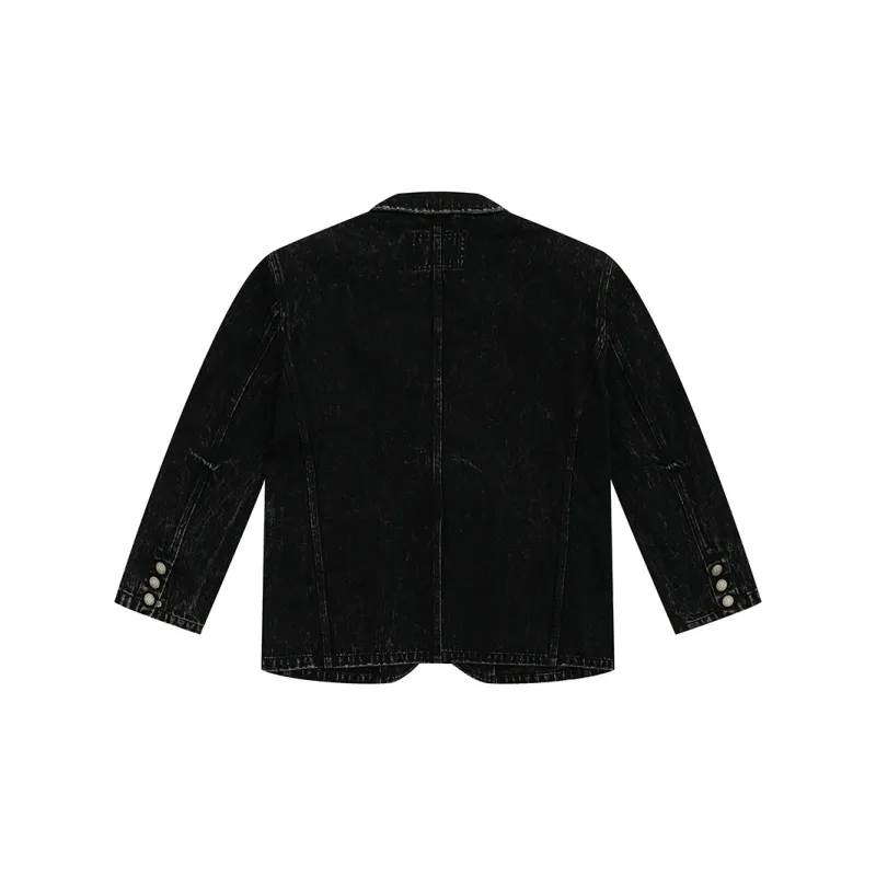 SMFK Business Suit Unisex Black Denim-1