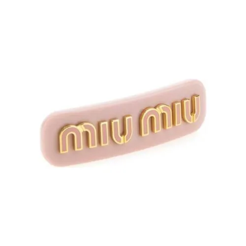 miu ballerina miu ballerina Artificial Glass Hair Clips Women's Pink