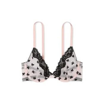 Victoria's Secret Bra Women's Pink All Over Print