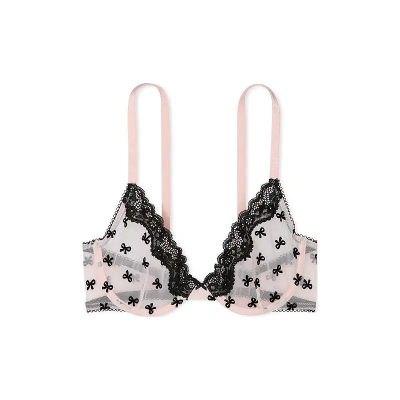 Victoria's Secret Bra Women's Pink All Over Print-0