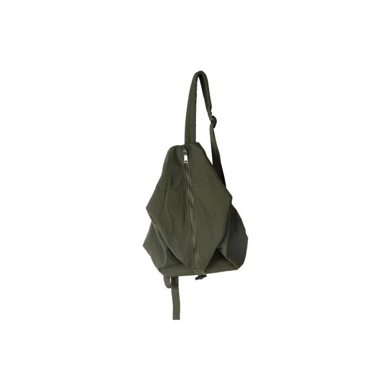 TAKI Nylon Commute Travel Large Capacity Casual Versatile Backpack Unisex Black/Army Green/Blue/Apricot/Gray-7