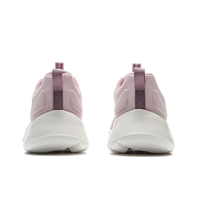 LiNing Feather Cushioned Anti-Slip And Wear-Resistant Lightweight Low-Top Running Shoes Women's Limestone Pink-4