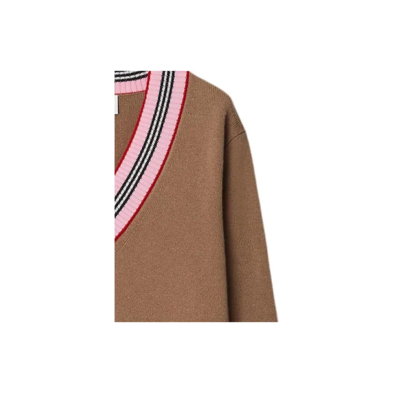 Burberry Cashmere Sweater Women's Camel-3