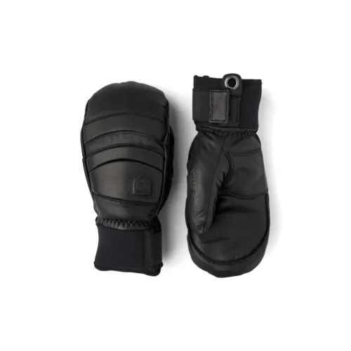 HESTRA Cow Leather Polyester Sports Gloves Unisex Black
