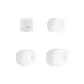 Lotus Blossom White 4 Pcs Set[Bra+T-Shirt+Knitwear+Fall Winter Coat]