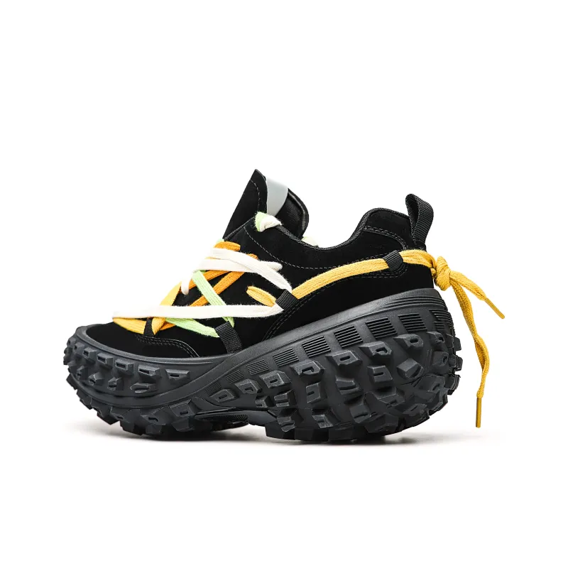 ORD Impact Resistant Wear Resistant Lightweight Breathable Slip Resistant Low Top Chunky Sneakers Unisex-1