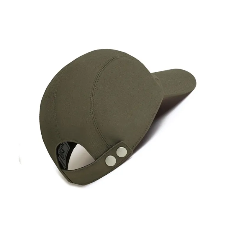 HERMES Cashmere Baseball Caps Men's Green-2