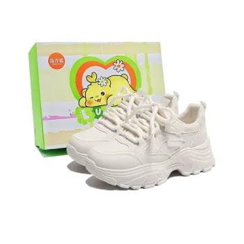 Budding Bear Anti Slip And Wear Resistant Lightweight Height Increasing Low Top Chunky Sneakers Women's