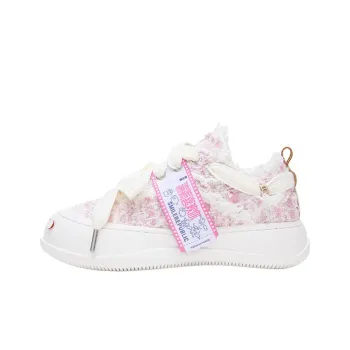 'PIANPIANXIHUANNI'DIANYING x SMILEREPUBLIC Anti Slip And Wear Resistant Coverage Low Top Canvas Shoes Unisex