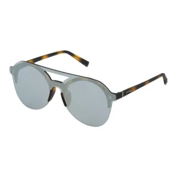 Sting Injection Molded Metal Aviator Sunglasses Men's Brown