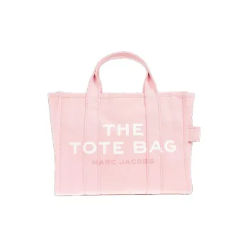 MARC JACOBS Fabric Tote Bag Shopping Bag Shoulder Bag Crossbody Bag Handbag Medium Size Women's Pink