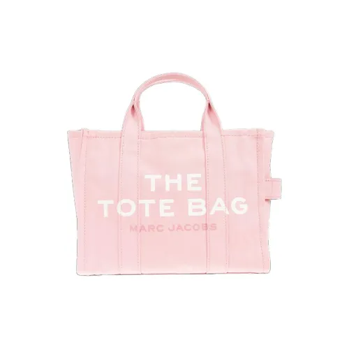 MARC JACOBS Fabric Tote Bag Shopping Bag Shoulder Bag Crossbody Bag Handbag Medium Size Women's Pink