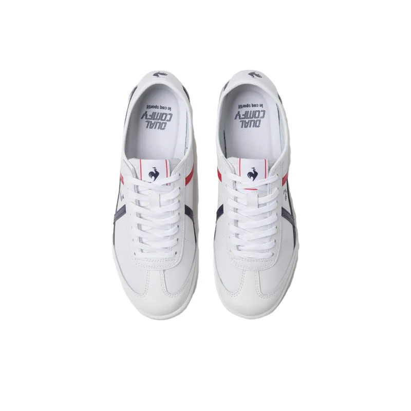 Le Coq Sportif Popolar Classic Anti Slip Wear Resistant Low Top Casual Shoes Unisex White-2