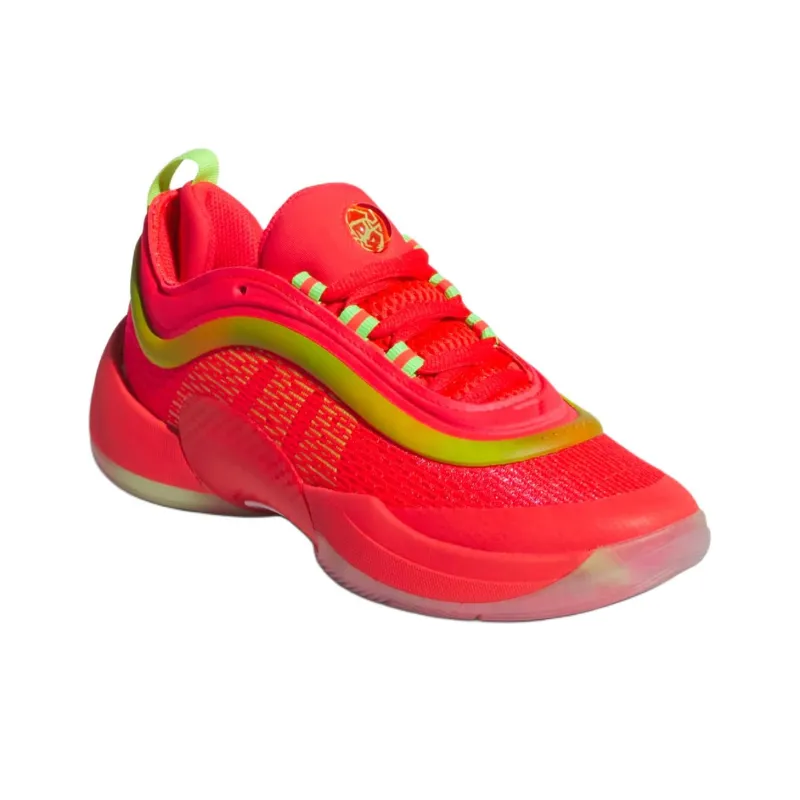 Haribo Goldbears x Adidas Anti Slip Wear Resistant Low Top Children's Basketball Shoes Red Teenagers-4