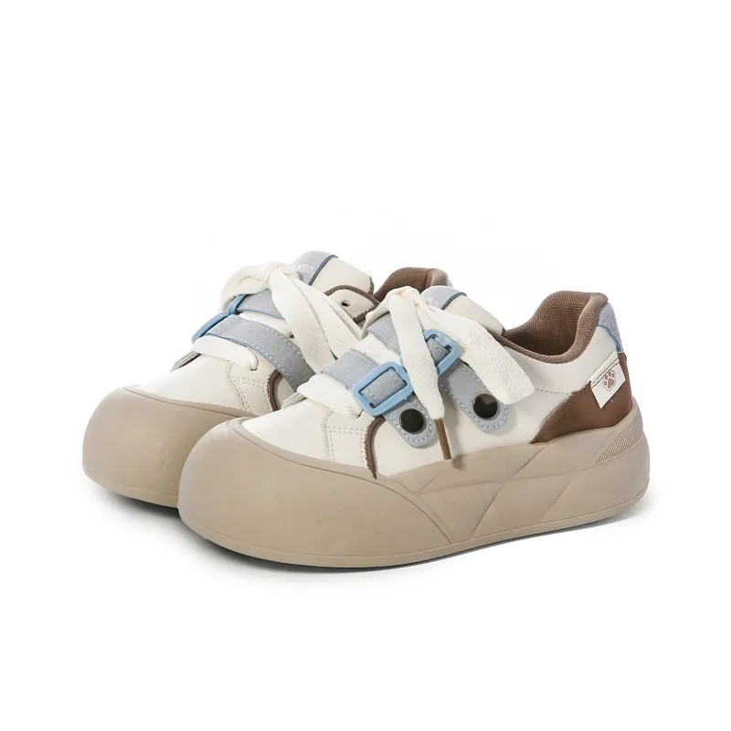 Lovely You Lightweight Anti Slip And Wear Resistant Low Top Skateboard Shoes Women's-2