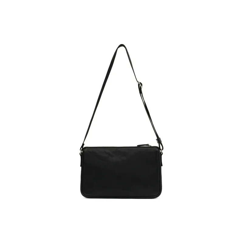 SMFK Cow Leather Shoulder Bag Women's Wilderness Black-2