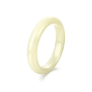 Mokinggran Hetian Jade Bangles Pale Greenish White Jade Women's