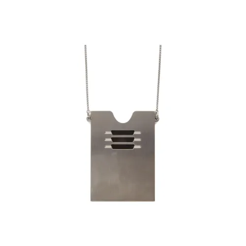 RICK OWENS/RO Tin Crossbody Bag Men's Silver