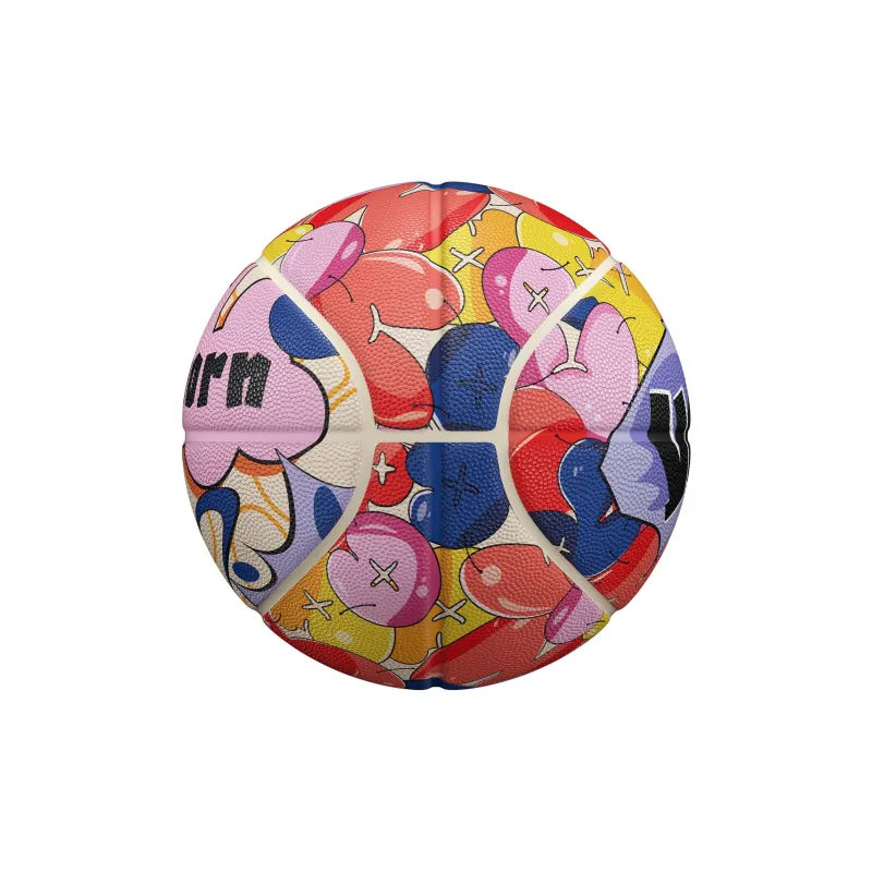 VEIDOORN Rubber Basketball Pink Street Training Competition Unisex-4