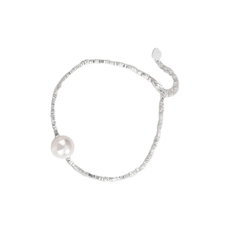 Luo Manyu S925 Silver Artificial Pearl Bracelets Women's-2