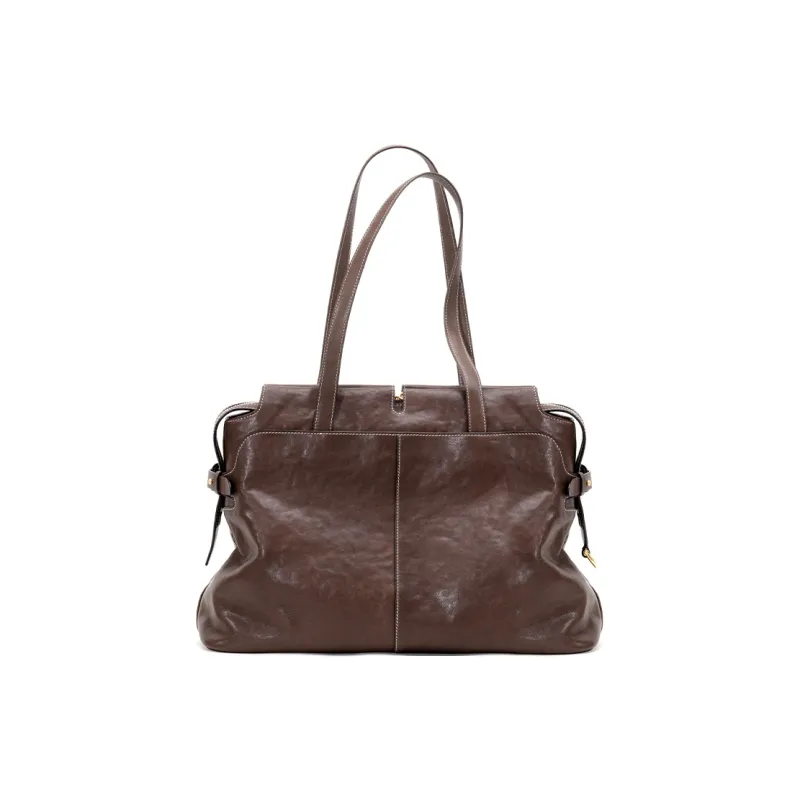 FIEDLE&SISSI Vegetable Tanned Cow Leather Wild Collection Carry on Shoulder Bag Regular Women's Multicolor-7