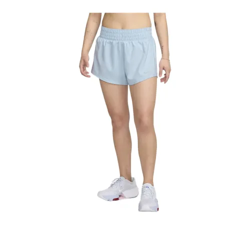 Nike Dri FIT One Casual Shorts Women's Light Blue