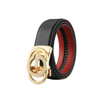 15 MINS Cow Split Leather Leather Belts Men's Width  3.5cm