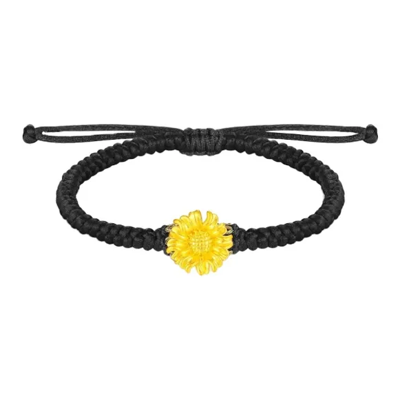 Old Qingyun Silver Building Gold Bracelet Unisex-0
