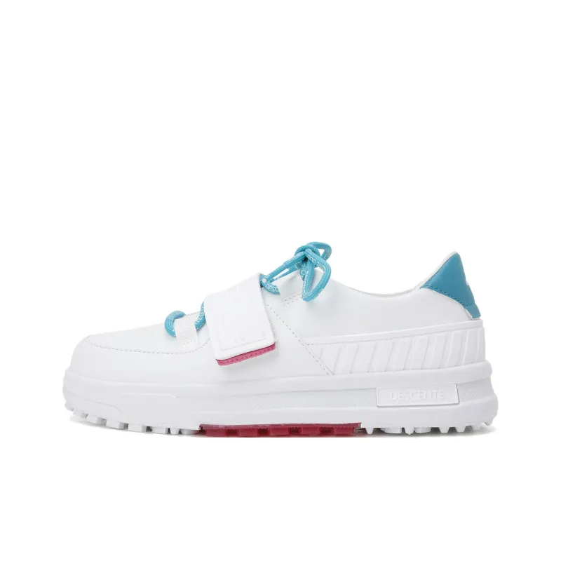 DESCENTE Anti Slip Wear Resistant Low Top Golf Shoes Women's White-0