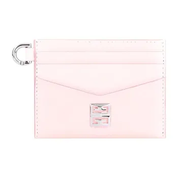 GIVENCHY Givenchy Bag Collection Cow Leather Card Holder Women's Pink