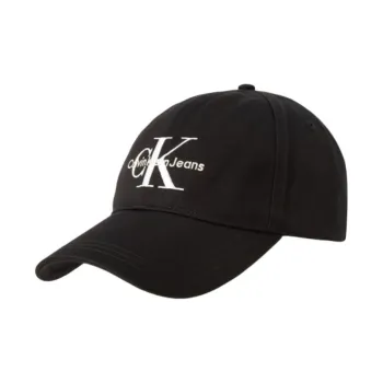CALVIN KLEIN Cotton Baseball Caps Unisex Black