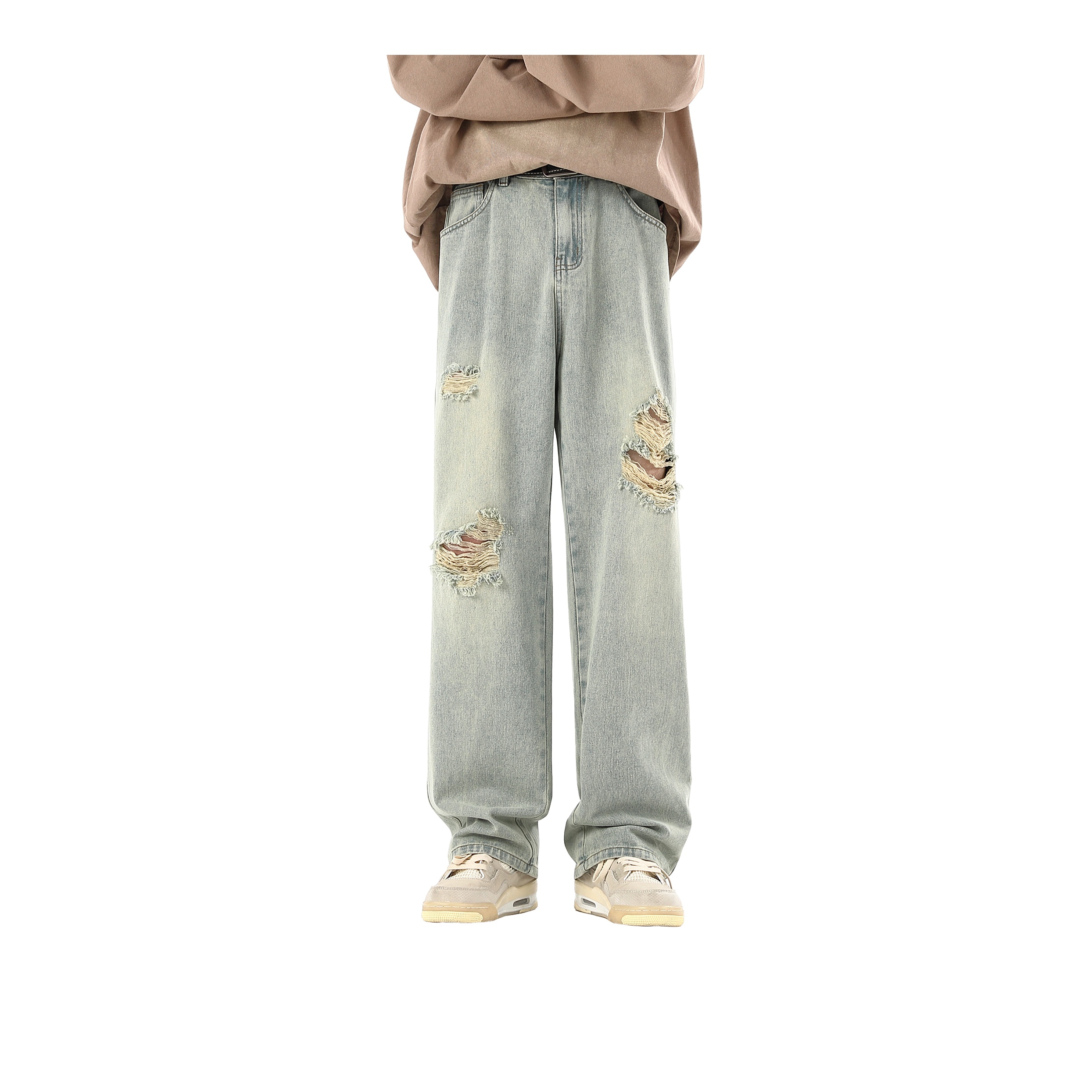 MEXICAN Jeans Unisex Light Blue L - POIZON