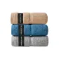 3 Pack (Khaki Towel *1, Royal Blue Towel *1, Light Gray Towel *1)