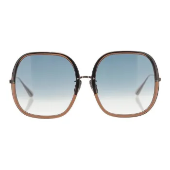 Linda Farrow Oversized Squared Frame Sunglasses