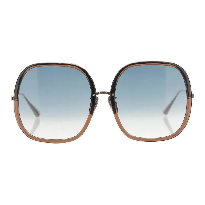 Linda Farrow Oversized Squared Frame Sunglasses-0