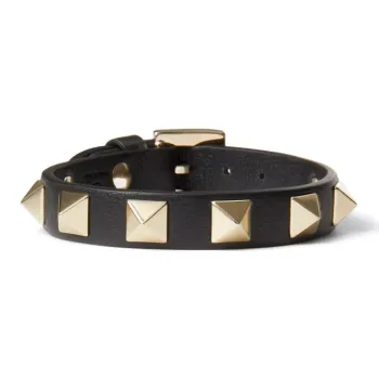 Valentino Rockstud Leather Bracelet