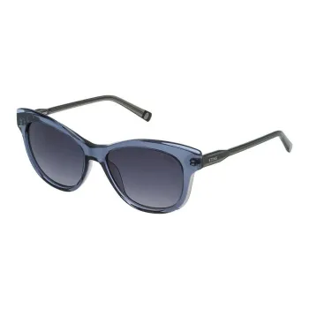 Sting Injection Molded Acetate Cat Eye Sunglasses Men's Blue