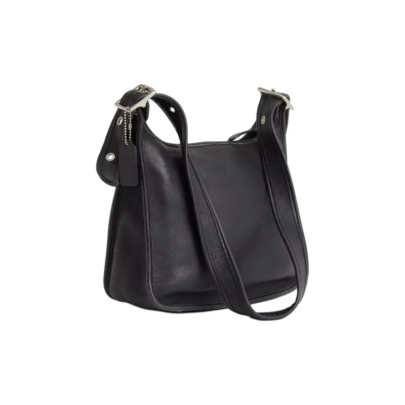 COACH Legacy Glove Tanning Crossbody Bag Shoulder Bag Large Size Women's Black-1