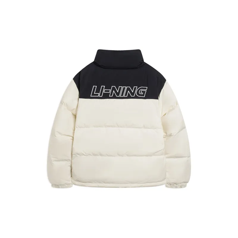 LiNing Fondue Down Series Down Jacket Winter Unisex Ecru-1