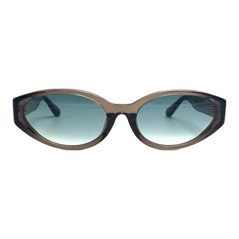 Linda Farrow Lyra Oval Frame Sunglasses-1