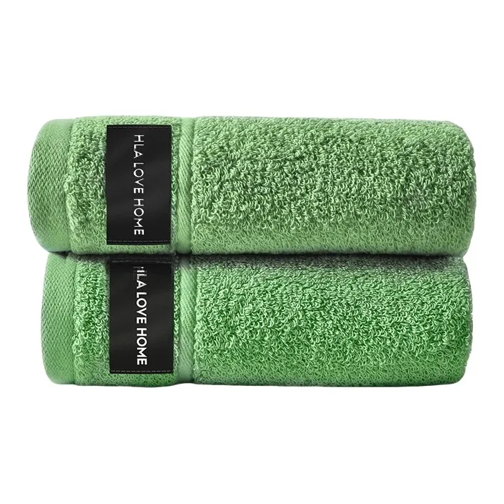 HLA Classic Combed Cotton Solid Color Towel-3
