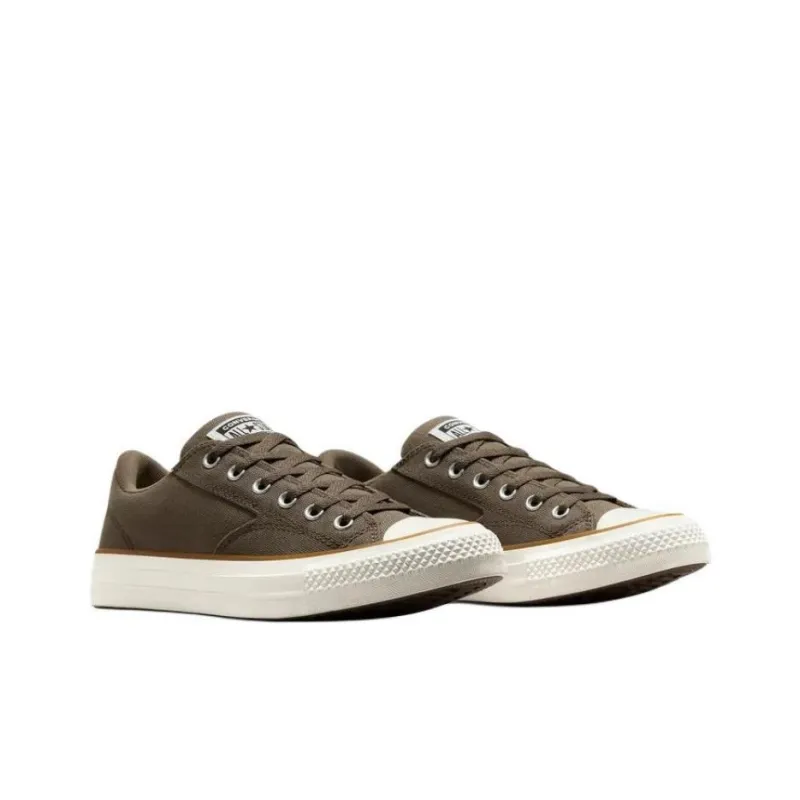 Converse All Star Anti Slip Wear Resistant Low Top Canvas Shoes Unisex Brown-2
