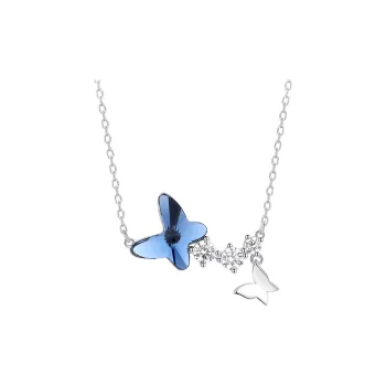 VIOLET S925 Silver Necklaces Women's