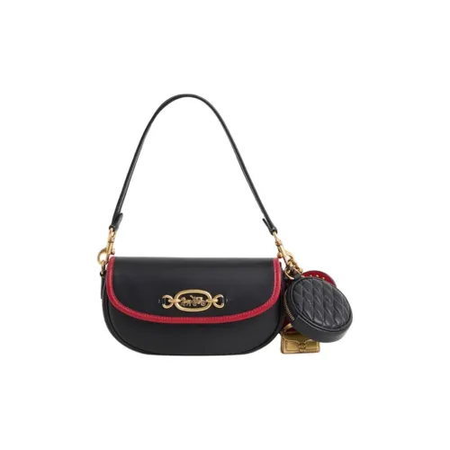 COACH Harley Glove Tanning Crossbody Bag Shoulder Bag Women's Black