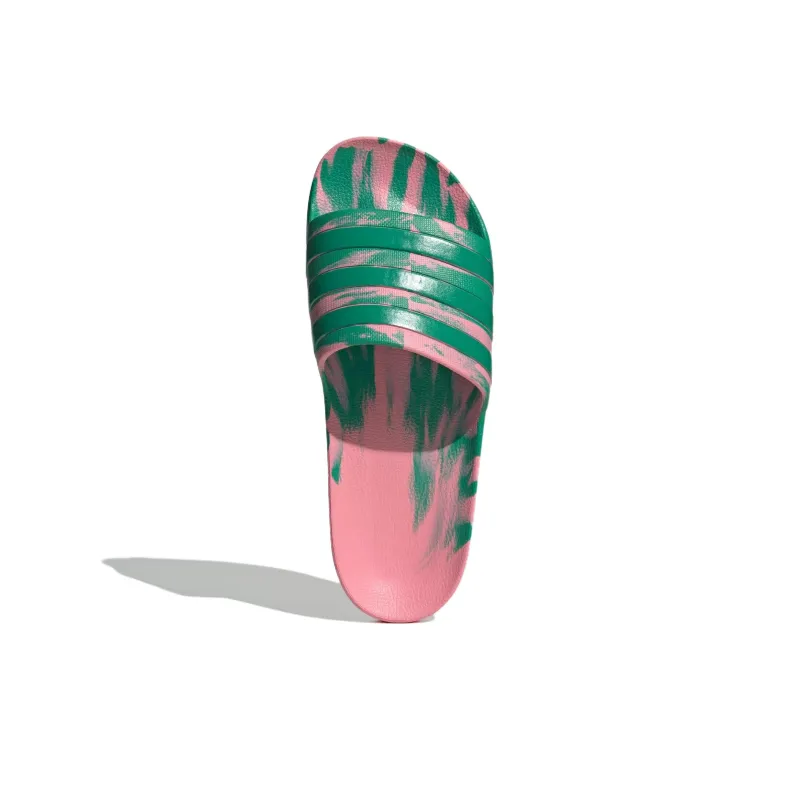 Adidas Adilette Aqua Slides Bliss Pink Court Green-3
