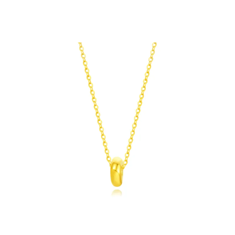 Fortune Gold Box Necklaces Unisex-0