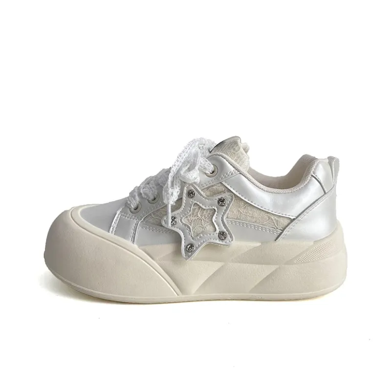 Than Than Me Slip Resistant Low Top Skateboard Shoes Women's-5