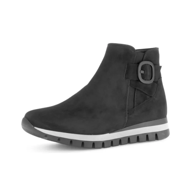 Gabor Comfort Ankle Boots 4cm Women's Black-1