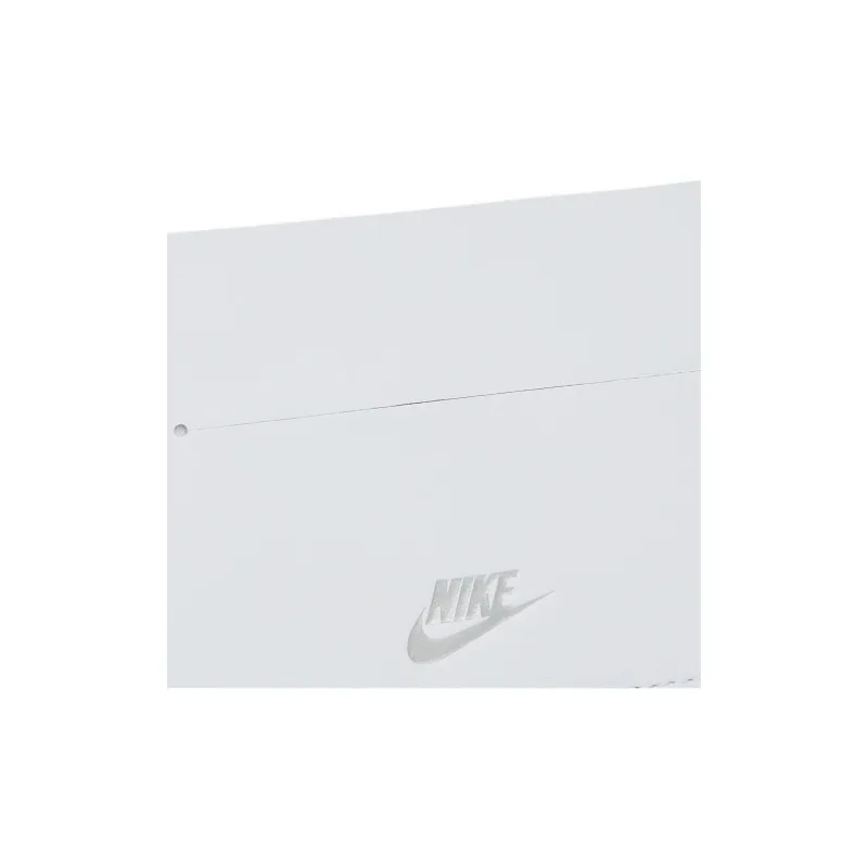 Nike PU Polyurethane Card Holder Unisex White & Metallic Silver-3