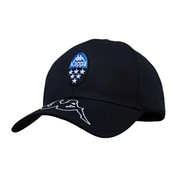Kappa Cotton Baseball Caps Unisex Black